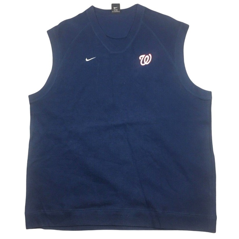 Nike Washington Nationals MLB Washington Nationals Sweater Vest Men's XL